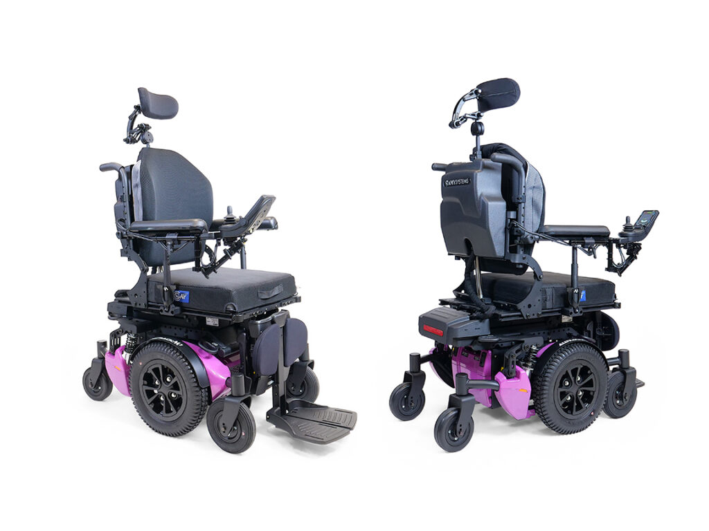 Alltrack M3 Power Wheelchair – Bubble Gum Metallic