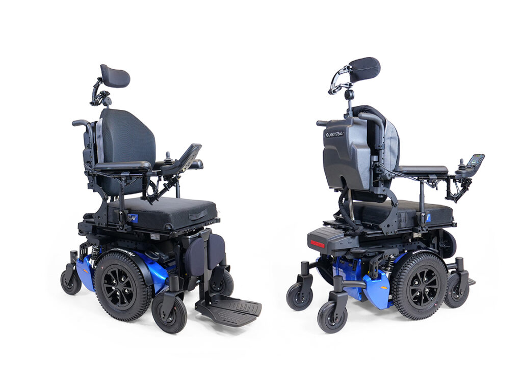 Alltrack M3 - Cobalt Blue Mid-wheel Drive Electric Wheelchair