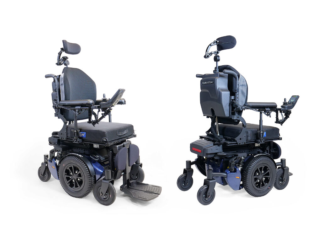 Alltrack M3 Power Wheelchair – Indigo Blue