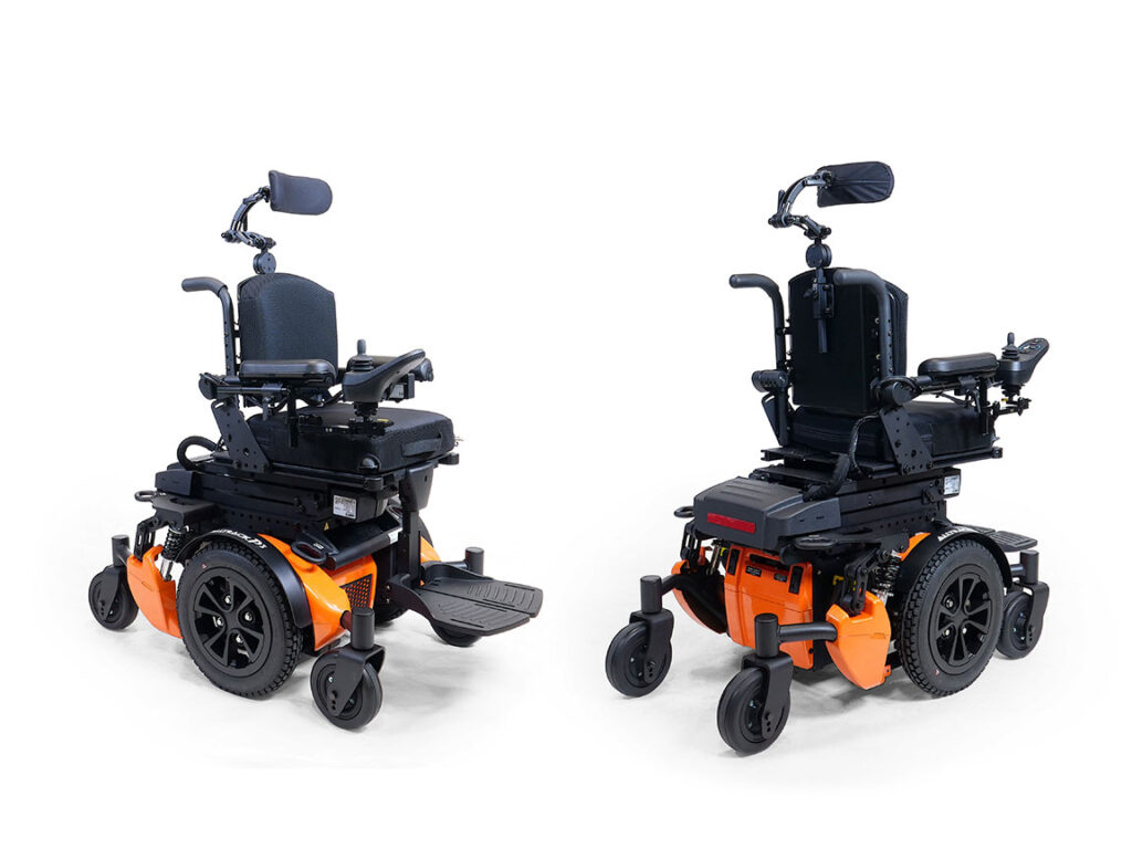 Alltrack P3 Pediatric Electric Wheelchair - Habanero Metallic