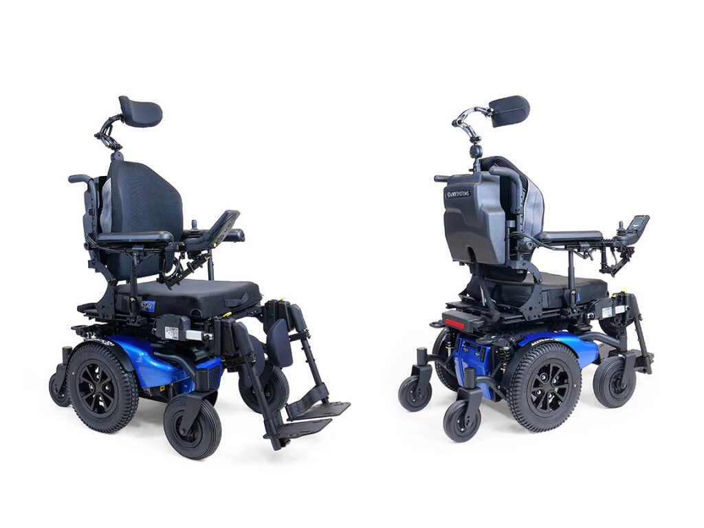 Alltrack R3 Hybrid Power Wheelchair & R3 - Cobalt-Blue
