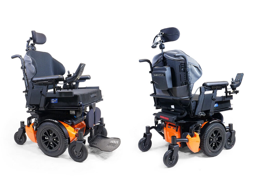 Alltrack HD3, fauteuil roulant bariatrique motorisé - Habanero Métallique