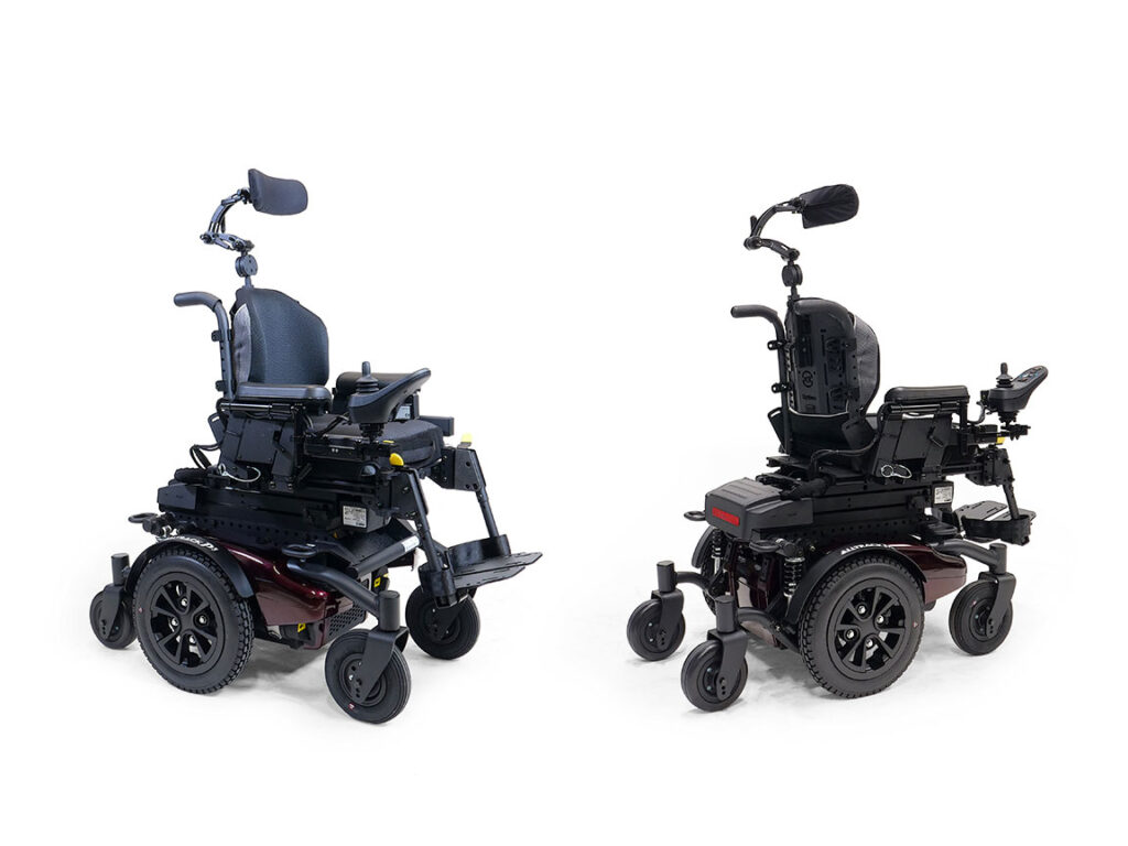 Alltrack P3 (Hybride) fauteuil roulant pédiatrique motorisé - Cabernet