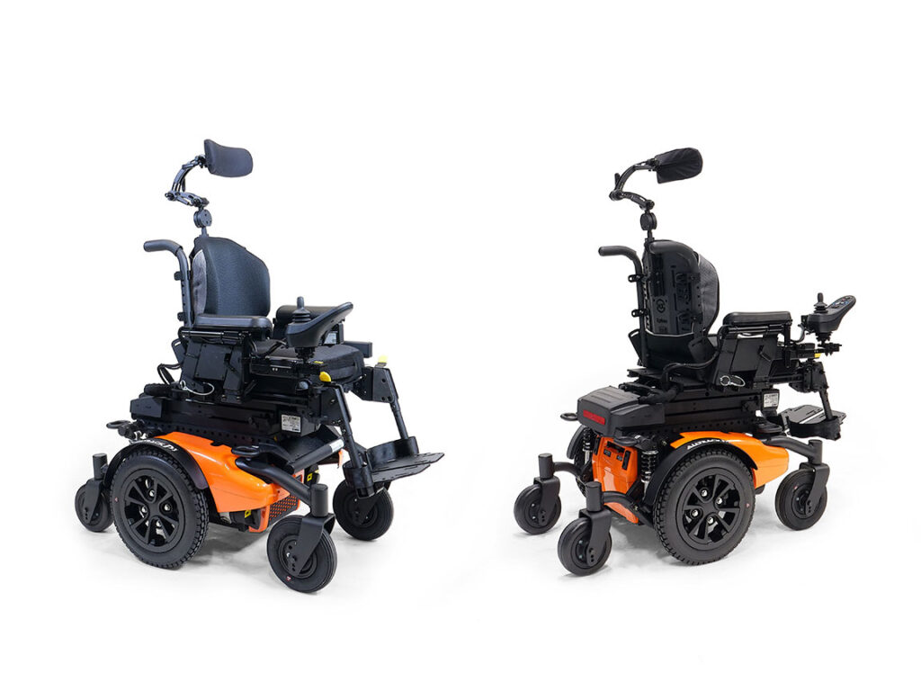 Alltrack P3 (Hybride) fauteuil roulant pédiatrique motorisé - Habanero Métallique